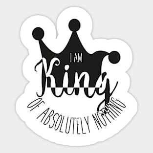 The King Sticker